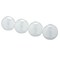 CC Home Furnishings 3" Clear Solid Hand Blown Glass Candle Holder